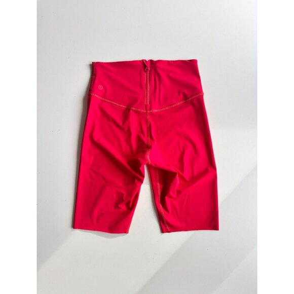 LULULEMON Train To Beach High Rise 10" True Red Swim Shorts, Size 6 - Picture 11 of 16